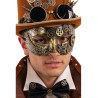 Škraboška steampunková zlatá